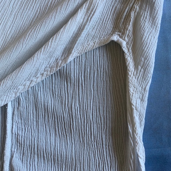 Ava & Viv White Textured Blouse - Picture 6 of 8